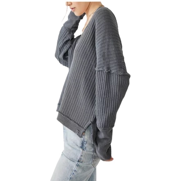 NWT Free People We The Free Magic Thermal Top size Large - Picture 5 of 5